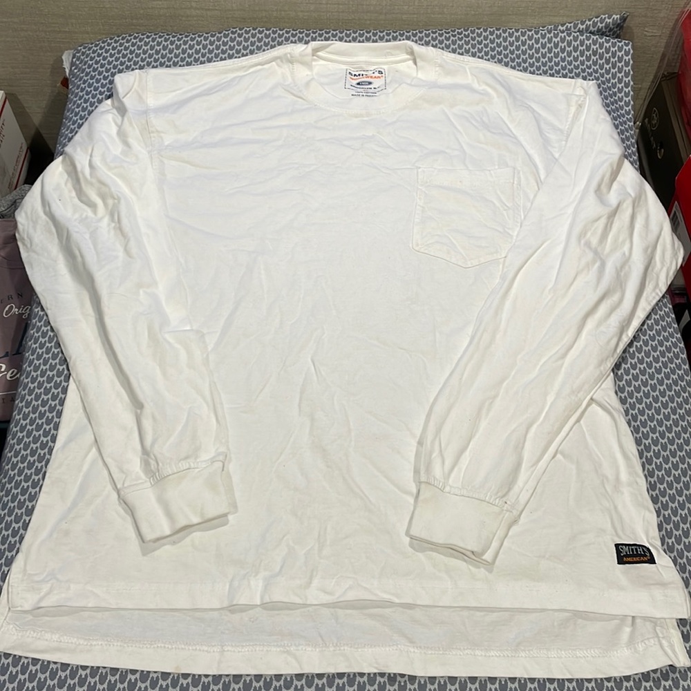 Smith’s Workwear white mens XL long sleeve